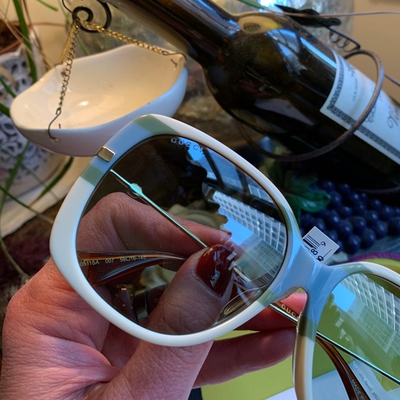 SOLD ⛔️Authentic Gucci 59 Oversized Square acetate/metal sunglasses - Picture 4 of 14